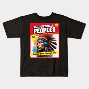 Indigenous Peoples Heartbeat Of The Nations Kids T-Shirt